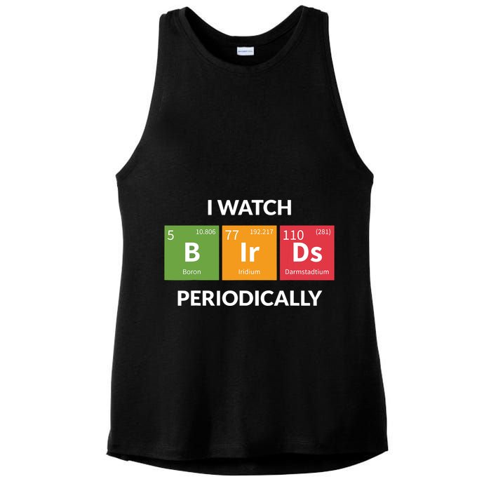 Funny Bird Watching Birding Bird Nerd Ladies PosiCharge Tri-Blend Wicking Tank