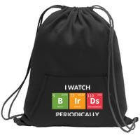 Funny Bird Watching Birding Bird Nerd Sweatshirt Cinch Pack Bag