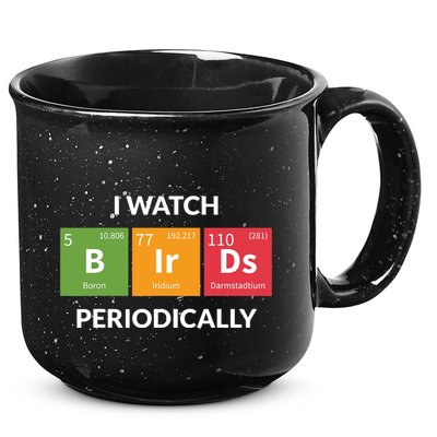 Funny Bird Watching Birding Bird Nerd 15oz Campfire Ceramic Mug