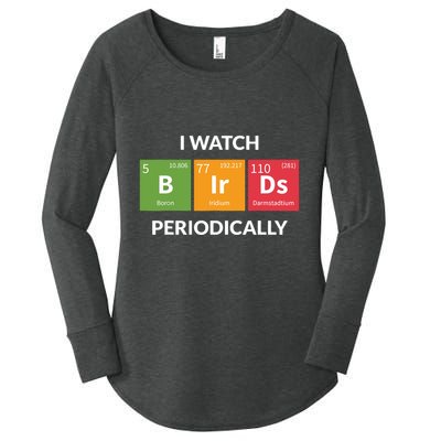 Funny Bird Watching Birding Bird Nerd Women's Perfect Tri Tunic Long Sleeve Shirt