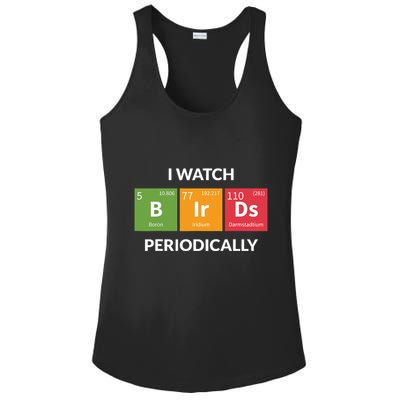 Funny Bird Watching Birding Bird Nerd Ladies PosiCharge Competitor Racerback Tank