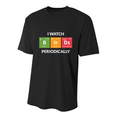 Funny Bird Watching Birding Bird Nerd Youth Performance Sprint T-Shirt