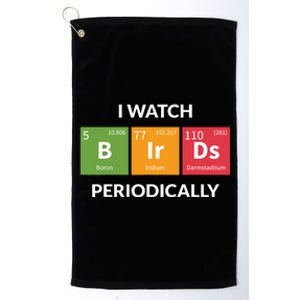 Funny Bird Watching Birding Bird Nerd Platinum Collection Golf Towel