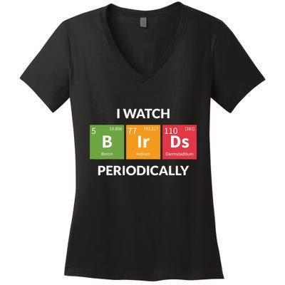 Funny Bird Watching Birding Bird Nerd Women's V-Neck T-Shirt
