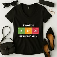 Funny Bird Watching Birding Bird Nerd Women's V-Neck T-Shirt