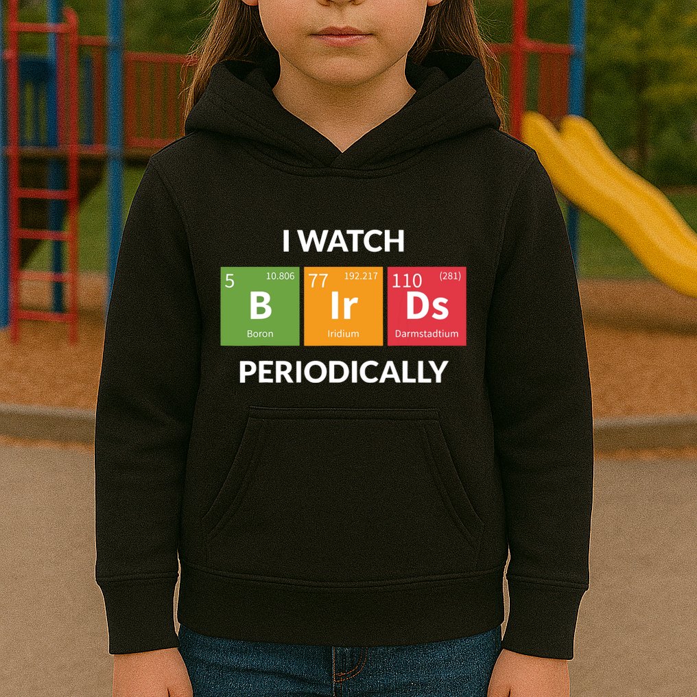 Funny Bird Watching Birding Bird Nerd Kids Hoodie
