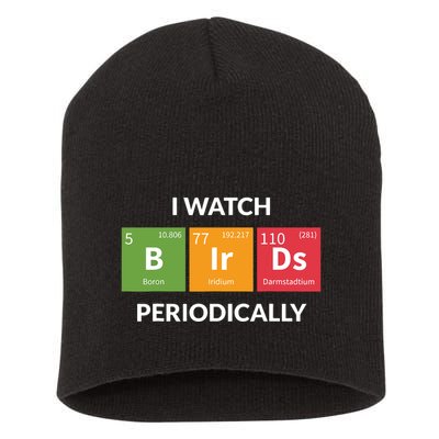 Funny Bird Watching Birding Bird Nerd Short Acrylic Beanie