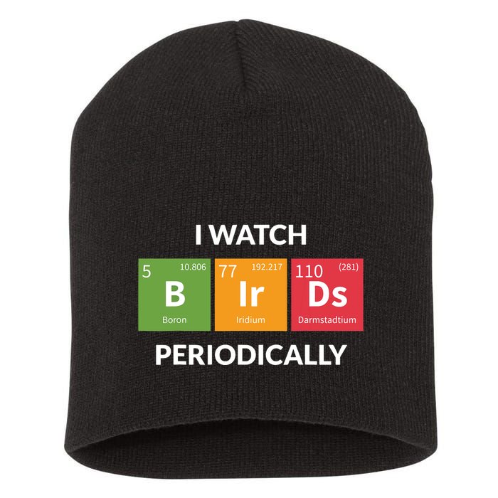 Funny Bird Watching Birding Bird Nerd Short Acrylic Beanie