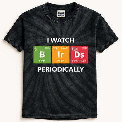 Funny Bird Watching Birding Bird Nerd Kids Tie-Dye T-Shirt