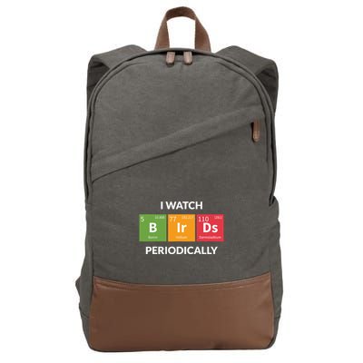 Funny Bird Watching Birding Bird Nerd Cotton Canvas Backpack