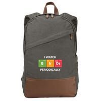 Funny Bird Watching Birding Bird Nerd Cotton Canvas Backpack