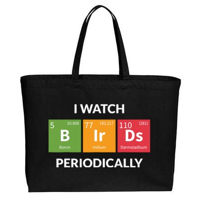 Funny Bird Watching Birding Bird Nerd Cotton Canvas Jumbo Tote