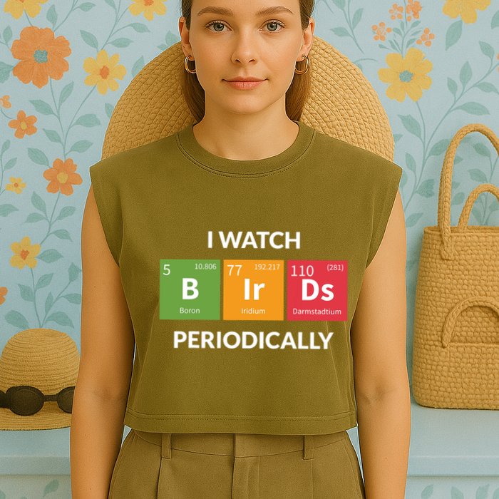 Funny Bird Watching Birding Bird Nerd Garment-Dyed Women's Muscle Tee
