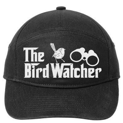 Funny Bird Watcher Gift Birdwatching For Birders 7-Panel Snapback Hat