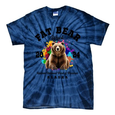 Fat Bear Week 2024 Katmai National Park And Preserve Alaska Tie-Dye T-Shirt