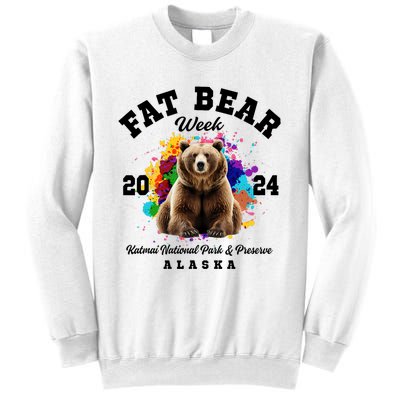 Fat Bear Week 2024 Katmai National Park And Preserve Alaska Sweatshirt