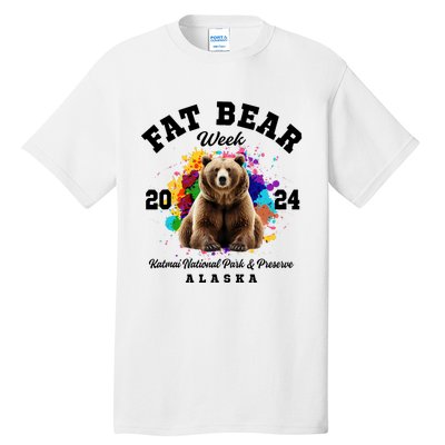 Fat Bear Week 2024 Katmai National Park And Preserve Alaska Tall T-Shirt