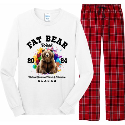 Fat Bear Week 2024 Katmai National Park And Preserve Alaska Long Sleeve Pajama Set