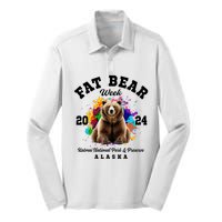 Fat Bear Week 2024 Katmai National Park And Preserve Alaska Silk Touch Performance Long Sleeve Polo