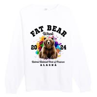 Fat Bear Week 2024 Katmai National Park And Preserve Alaska Premium Crewneck Sweatshirt