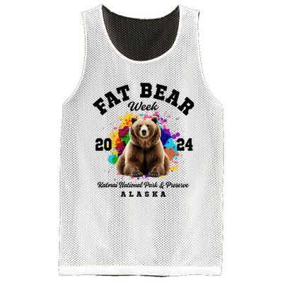 Fat Bear Week 2024 Katmai National Park And Preserve Alaska Mesh Reversible Basketball Jersey Tank