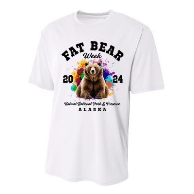 Fat Bear Week 2024 Katmai National Park And Preserve Alaska Performance Sprint T-Shirt