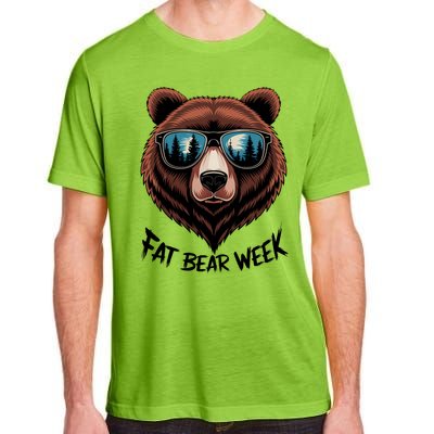 Fat Bear Week Retro Bear Sunglasses Nature Lovers Adult ChromaSoft Performance T-Shirt