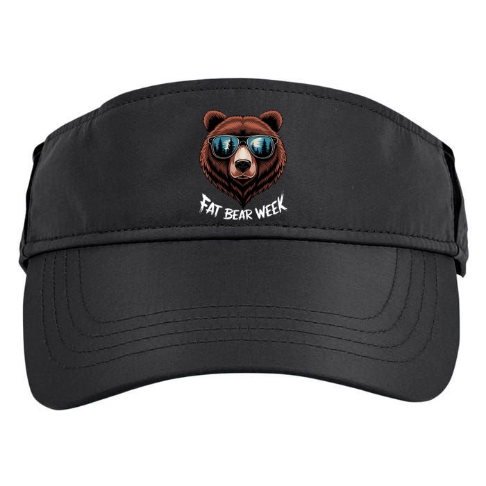 Fat Bear Week Retro Bear Sunglasses Nature Lovers Adult Drive Performance Visor