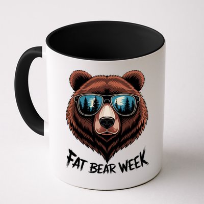 Fat Bear Week Retro Bear Sunglasses Nature Lovers Mug