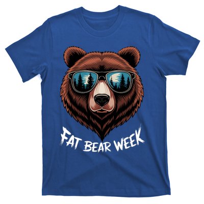 Fat Bear Week Retro Bear Sunglasses Nature Lovers T-Shirt