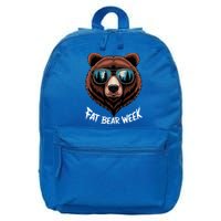 Fat Bear Week Retro Bear Sunglasses Nature Lovers 16 in Basic Backpack