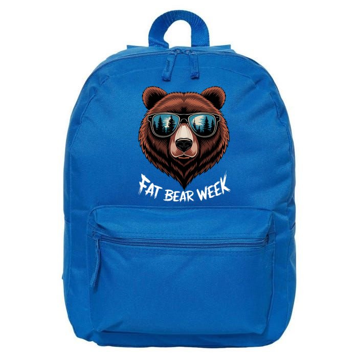 Fat Bear Week Retro Bear Sunglasses Nature Lovers 16 in Basic Backpack