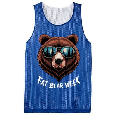 Fat Bear Week Retro Bear Sunglasses Nature Lovers Mesh Reversible Basketball Jersey Tank