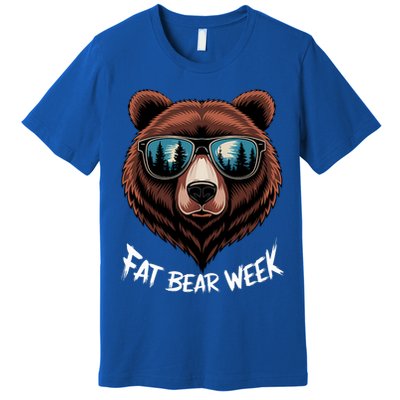 Fat Bear Week Retro Bear Sunglasses Nature Lovers Premium T-Shirt