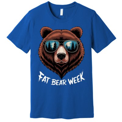 Fat Bear Week Retro Bear Sunglasses Nature Lovers Premium T-Shirt