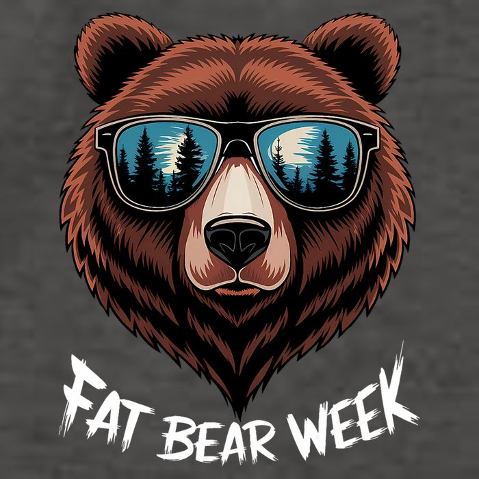 Fat Bear Week Retro Bear Sunglasses Nature Lovers Vector Backpack