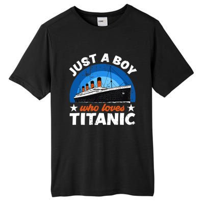 For Boys Who Just Love The RMS Titanic Tall Fusion ChromaSoft Performance T-Shirt