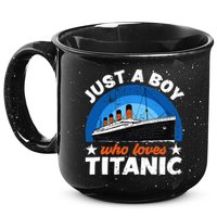 For Boys Who Just Love The RMS Titanic 15oz Campfire Ceramic Mug