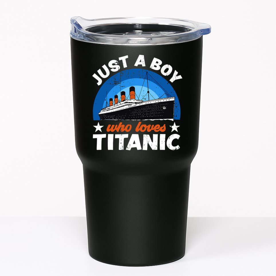 For Boys Who Just Love The RMS Titanic Tumbler
