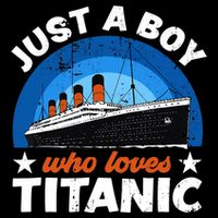For Boys Who Just Love The RMS Titanic Cropped Pullover Crew