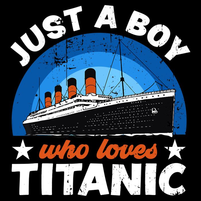 For Boys Who Just Love The RMS Titanic Cropped Pullover Crew
