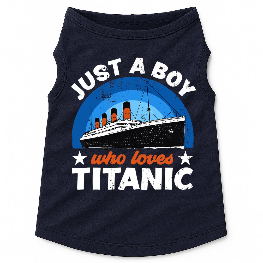 For Boys Who Just Love The RMS Titanic Doggie Tank