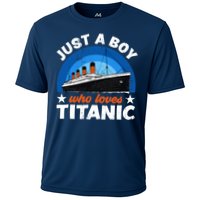 For Boys Who Just Love The RMS Titanic Cooling Performance Crew T-Shirt