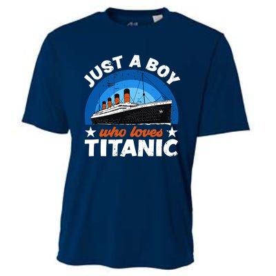 For Boys Who Just Love The RMS Titanic Cooling Performance Crew T-Shirt