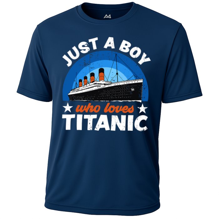 For Boys Who Just Love The RMS Titanic Cooling Performance Crew T-Shirt