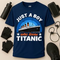 For Boys Who Just Love The RMS Titanic Cooling Performance Crew T-Shirt