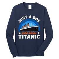 For Boys Who Just Love The RMS Titanic Long Sleeve Shirt