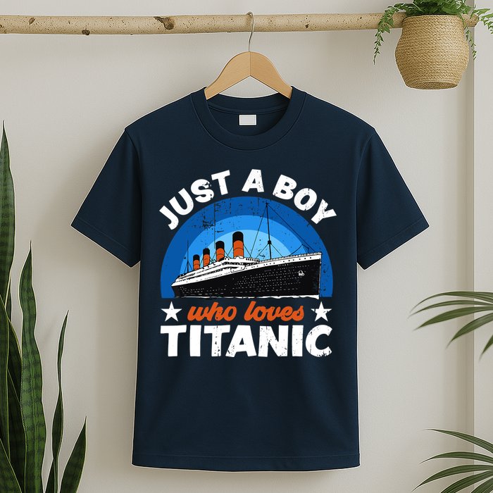 For Boys Who Just Love The RMS Titanic T-Shirt