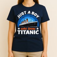 For Boys Who Just Love The RMS Titanic T-Shirt