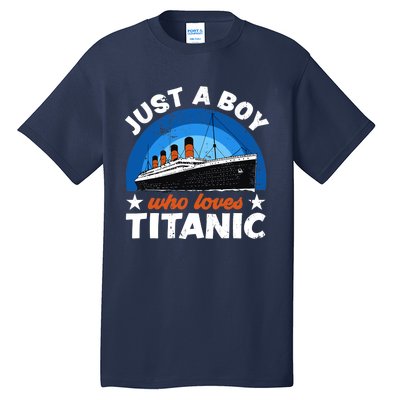 For Boys Who Just Love The RMS Titanic Tall T-Shirt